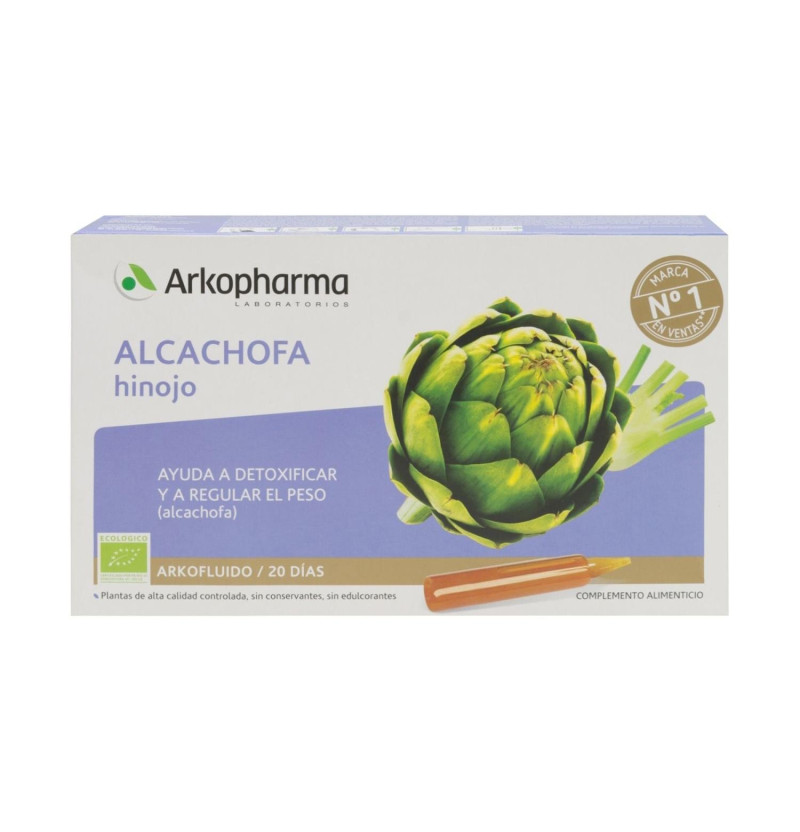 Alcachofa e Hinojo Arko Amp Bebibles (20 Ampollas) - Arkopharma
