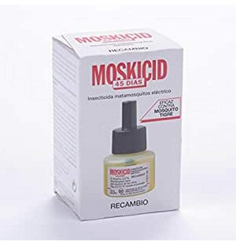 Moskicid 45 Dias Insecticida - Matamosquitos Plaguicida (recambio) - Fardi Laboratorio