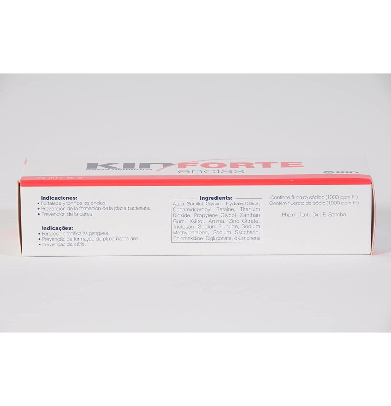 Kin Forte Encias Pasta Dentifrica (1 Envase 75 Ml)