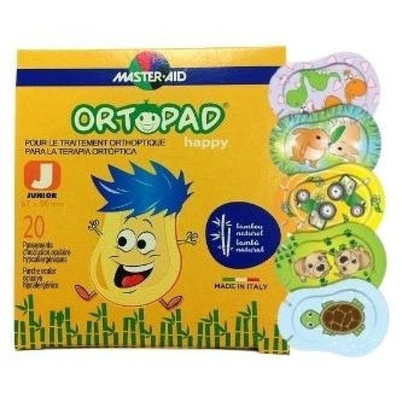 ® Happy Parche Ocular Junior 20uds - Ortopad