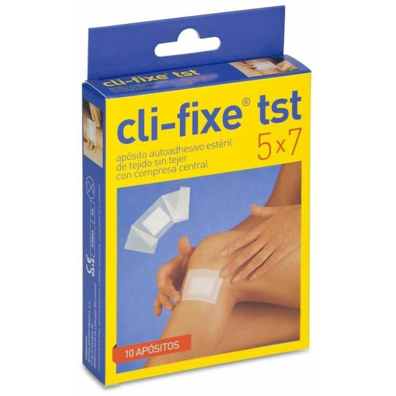 Cli - Fixe Tst Apósito Estéril 5 cm X 7 Cm, 10 Unidades - Corefar