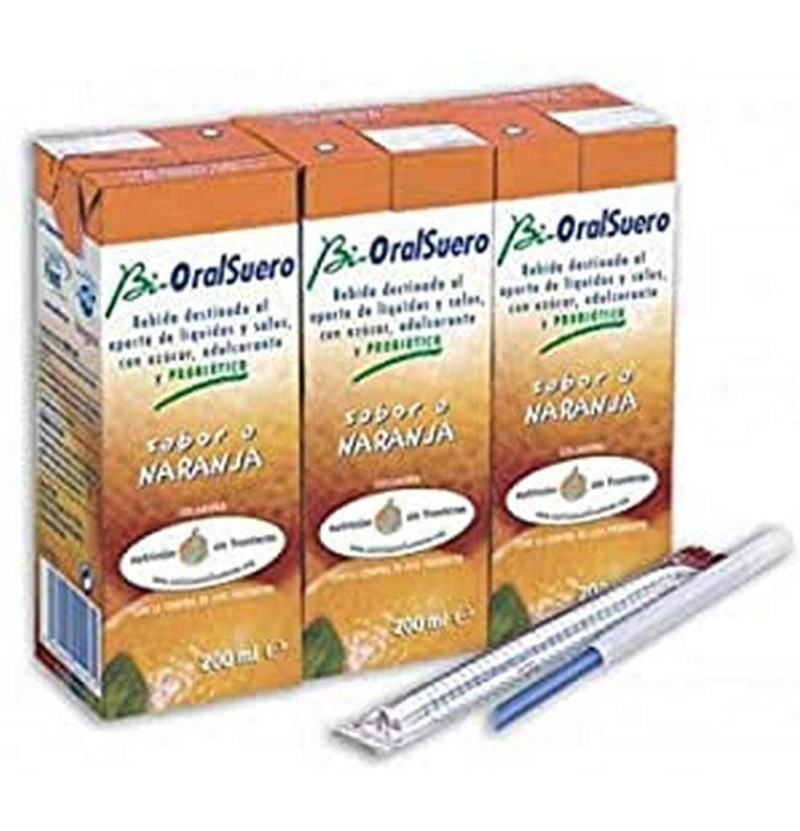 Bioralsuero (3 Tetrabrick 200 ml Sabor Naranja) - Casen Fleet