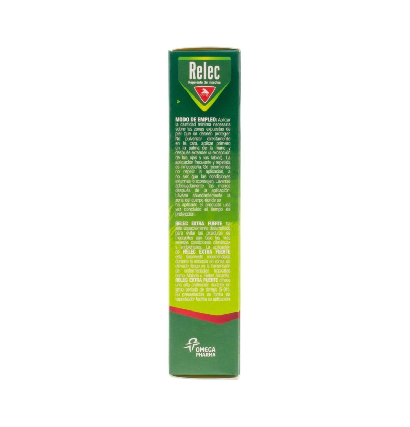 Relec Repelente de Insectos Extra Fuerte Spray, 75 ml. - Perrigo 