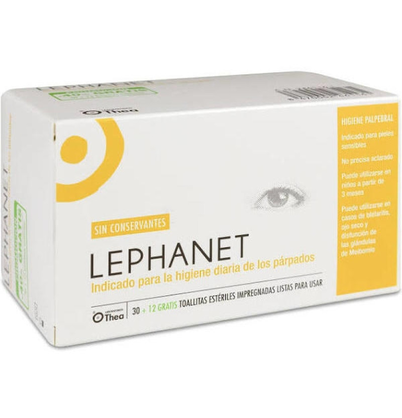 Lephanet Toallitas Esteriles (30 + 12 Toallitas) - Thea S.a