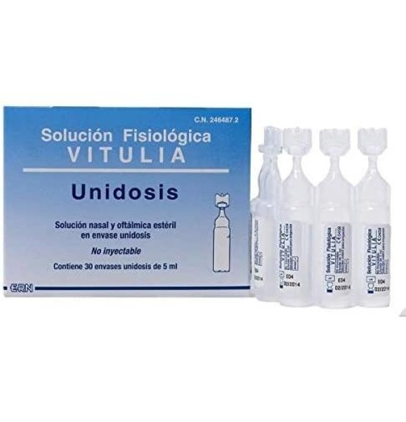 Vitulia Solución Fisiologica (monodosis 30 U) - Laboratorios Ern