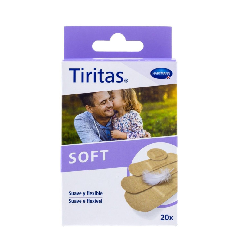 Tiritas Soft - Aposito Adhesivo (20 Unidades 4 Tamaños) - Laboratorios Hartmann