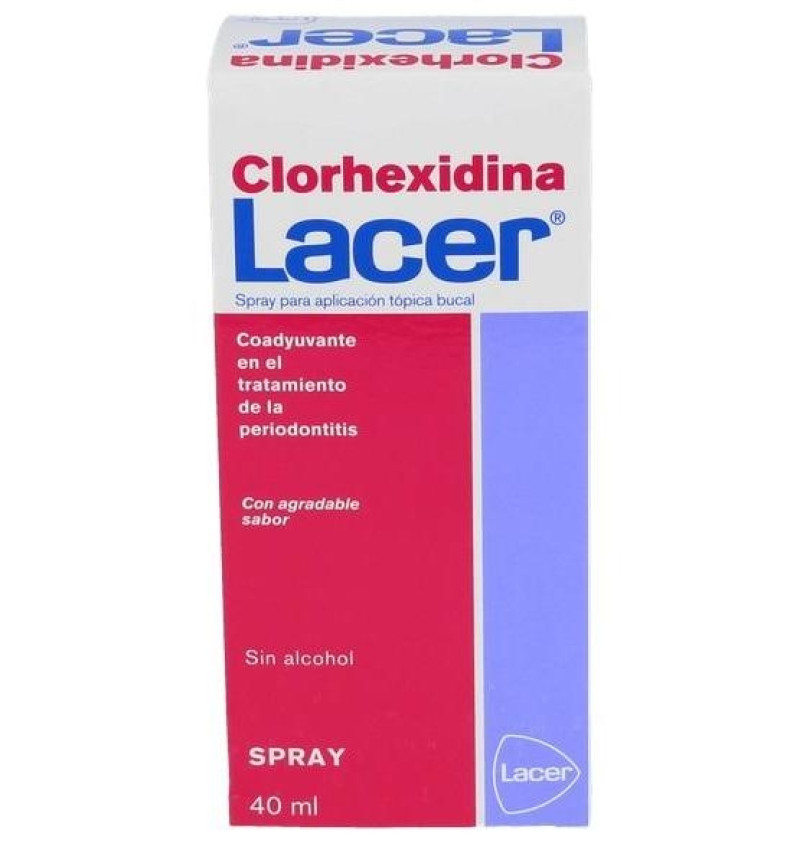 Lacer Colutorio Clorhexidina Spray (1 Envase 40 Ml)