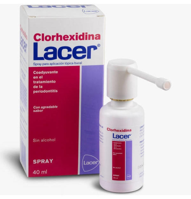 Lacer Colutorio Clorhexidina Spray (1 Envase 40 Ml)