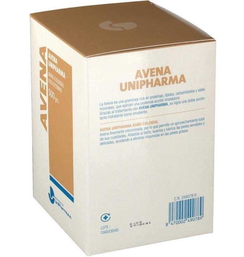 Avena Unipharma Baño Coloidal (1 Envase 500 g) - Unipharma S a