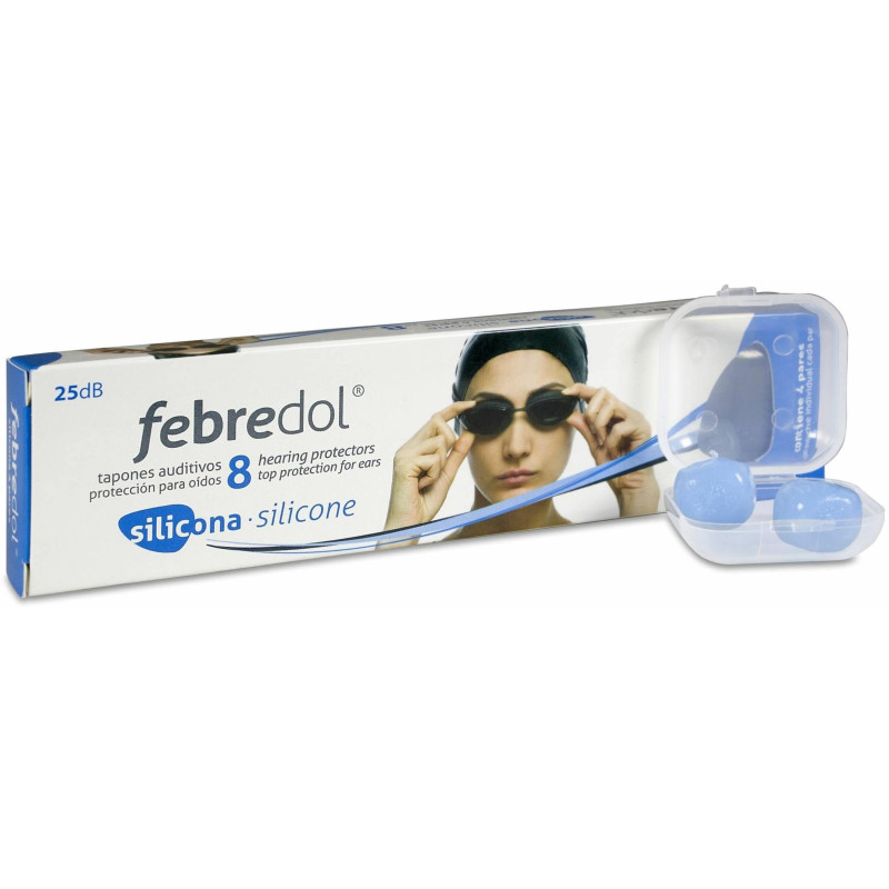 Febredol® Tapones De Silicona Para Los Oídos 8Uds