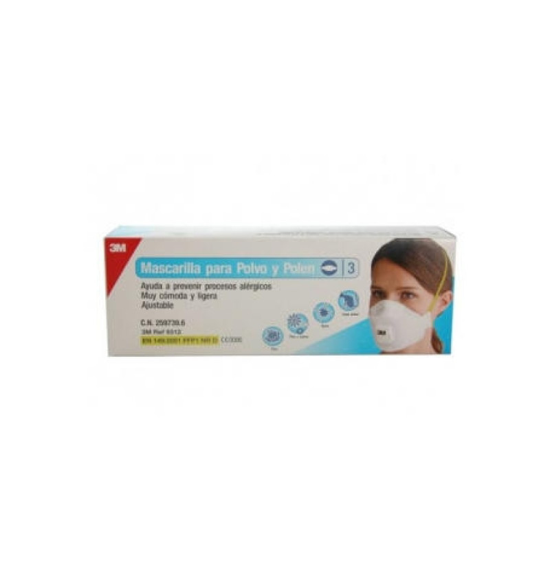 Mascarilla Protección Polen Y Polvo, 3 ud. - 3M