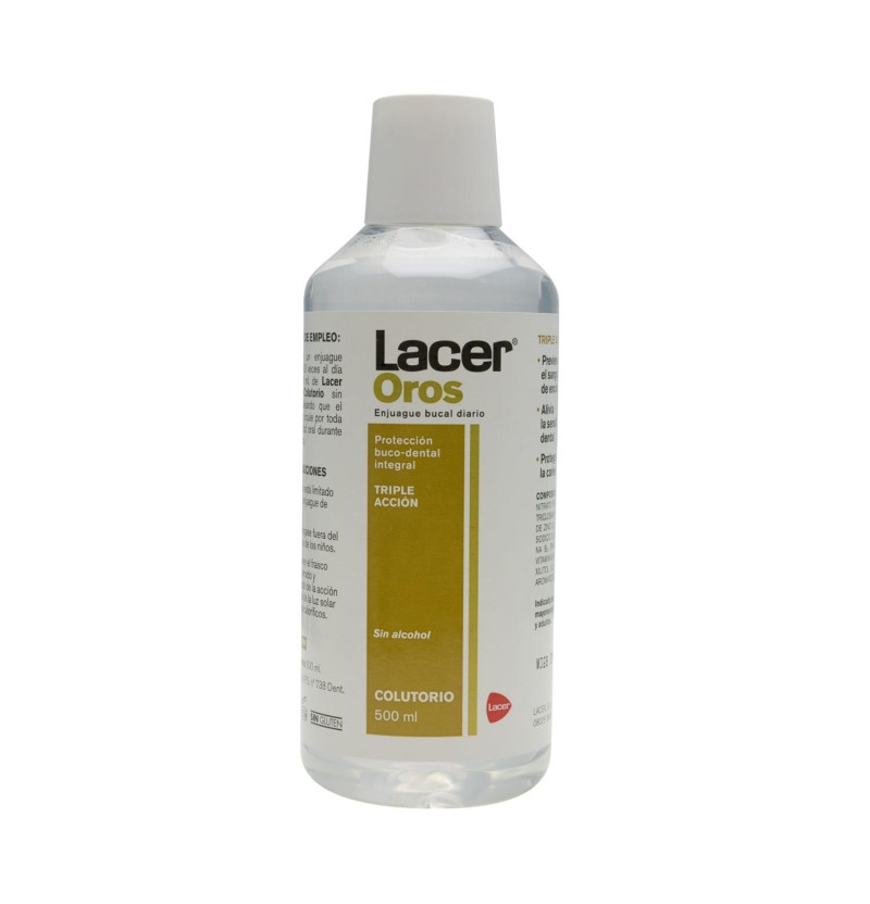 Lacer Oros Acción Integral Colutorio (1 Envase 500 ml) - Lacer Laboratorios Sa