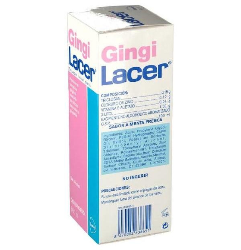 Gingilacer Encias Delicadas Colutorio (1 Envase 200 ml) - Lacer Laboratorios Sa