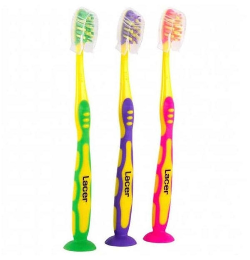 Cepillo Dental Infantil - Lacer Junior Ventosa - Lacer Laboratorios Sa