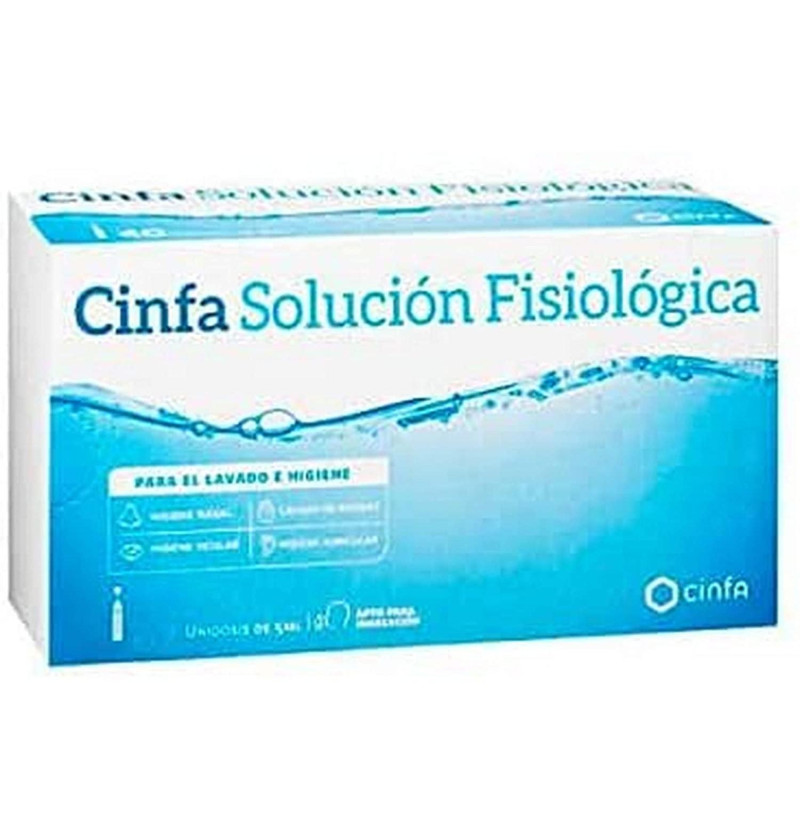 Cinfa Solución Fisiologica (monodosis 5 ml 20 U) - Cinfa S a