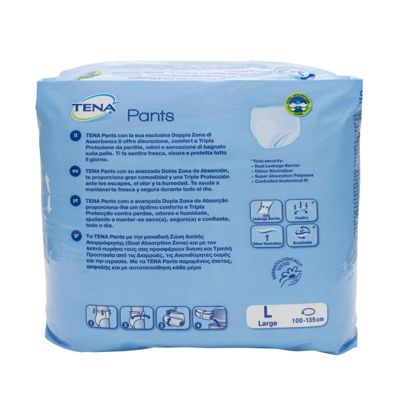 Absorb Inc Orina Noc Anat - Tena Pants Plus (t - Gde 14 U) - Sca Hygiene Products