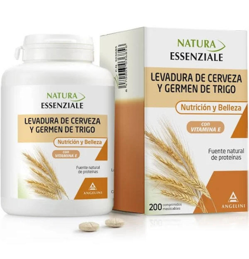 Levadura Cerveza y Germen Trigo (200 Comprimidos Masticables) - Farmaceutica Angelini S.a