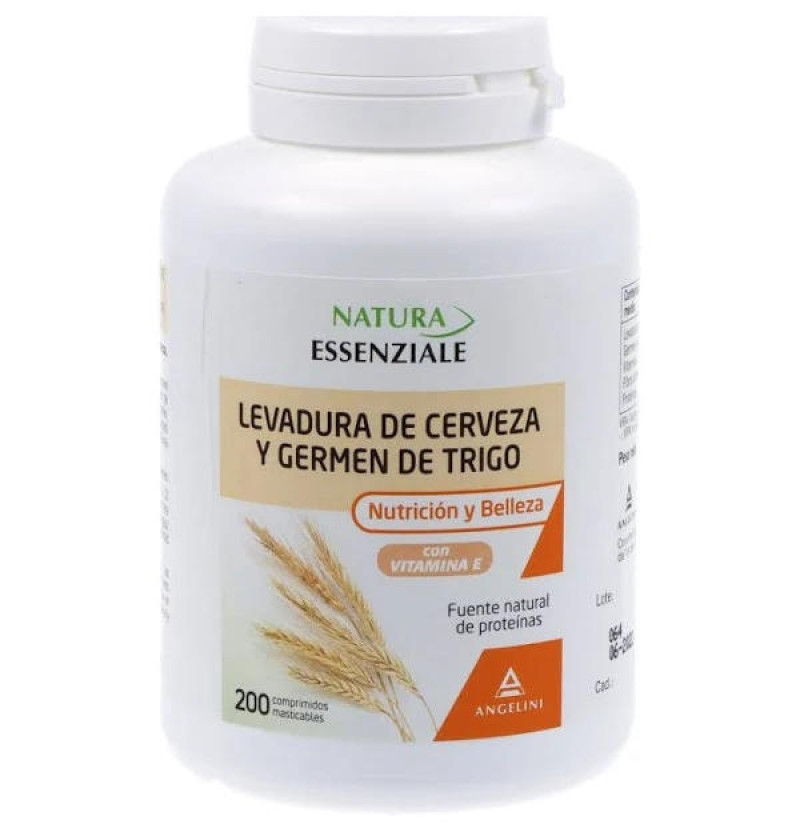 Levadura Cerveza y Germen Trigo (200 Comprimidos Masticables) - Farmaceutica Angelini S.a