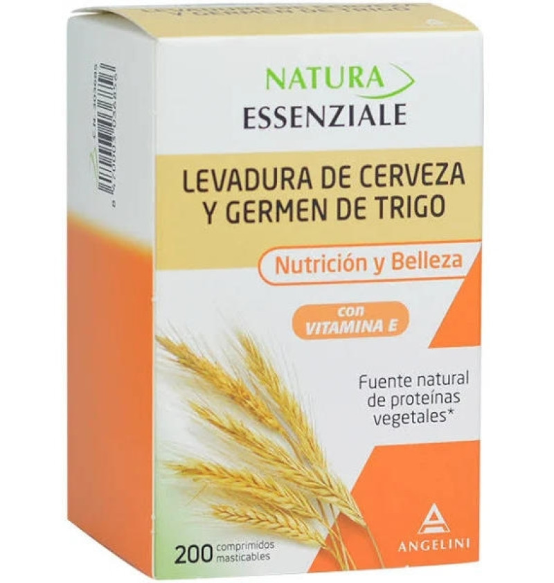 Levadura Cerveza y Germen Trigo (200 Comprimidos Masticables) - Farmaceutica Angelini S.a