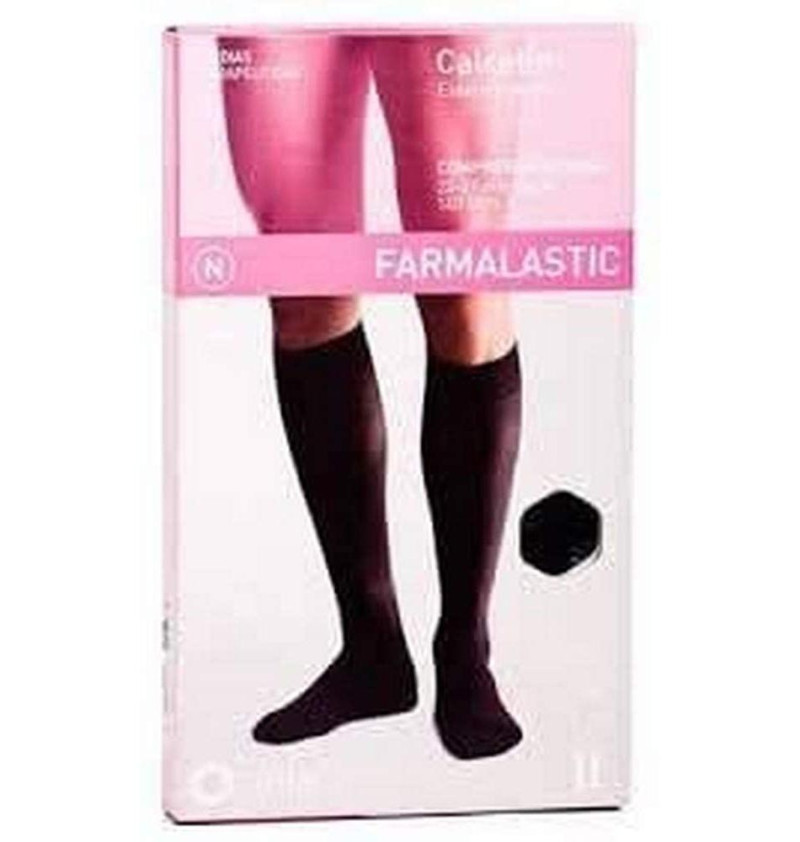 Media Corta (a - D) Compresion Normal - Farmalastic (talla Pequeña Color Negro) - Cinfa S a