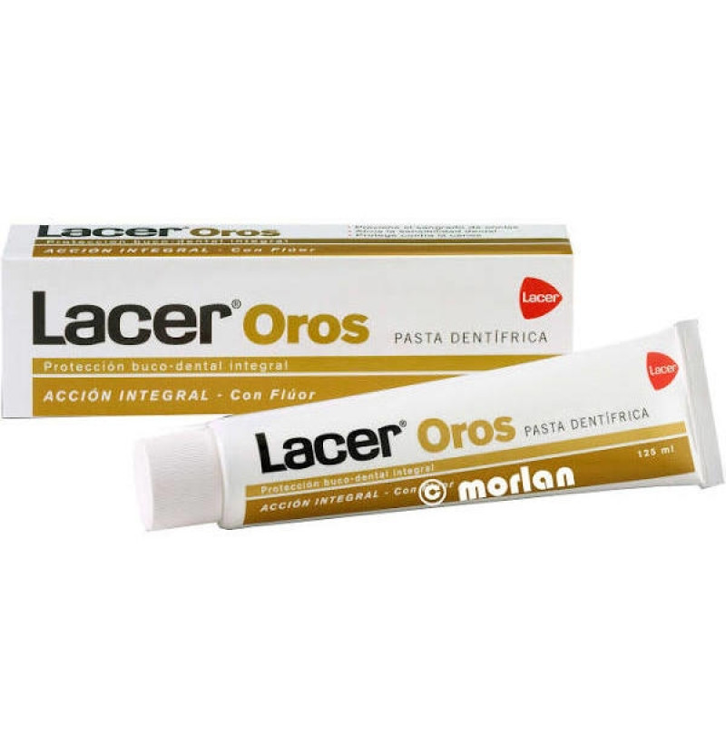 Lacer Oros Acción Integral Pasta Dentifrica (1 Envase 125 ml) - Lacer Laboratorios Sa
