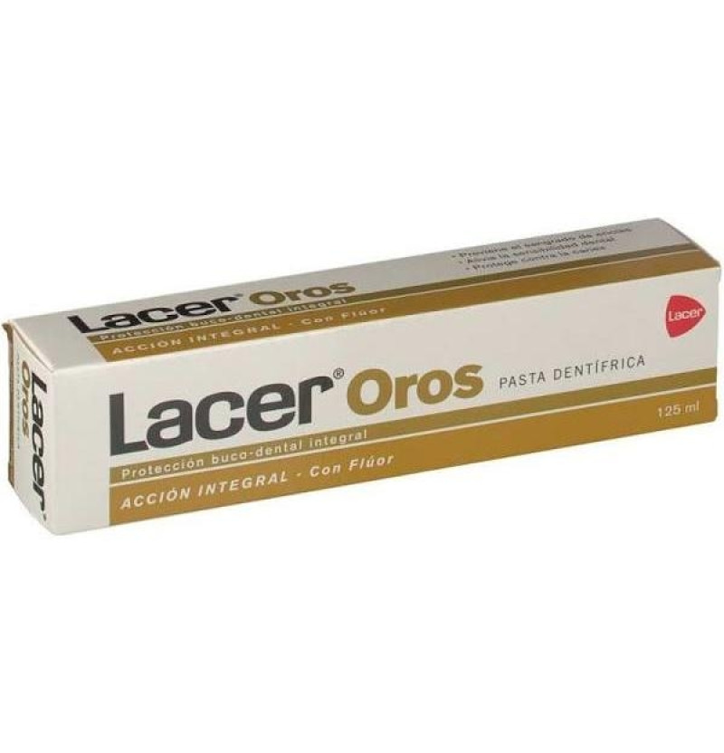Lacer Oros Acción Integral Pasta Dentifrica (1 Envase 125 ml) - Lacer Laboratorios Sa