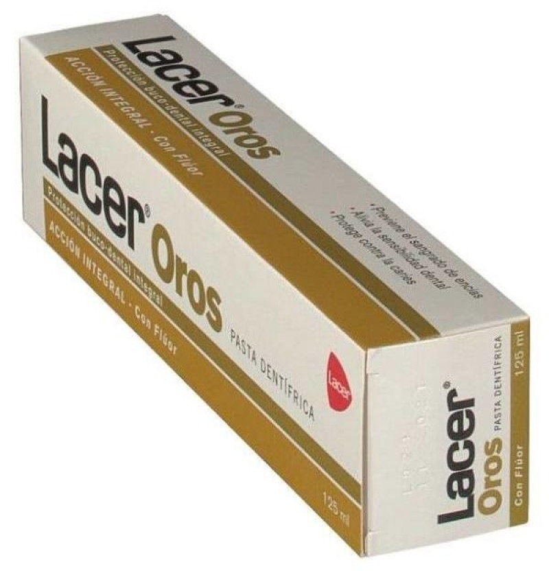 Lacer Oros Acción Integral Pasta Dentifrica (1 Envase 125 ml) - Lacer Laboratorios Sa