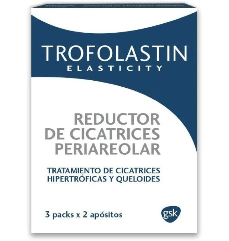 Trofolastin Reductor de Cicatrices Periareolar (3 Blister 2 Apositos) - Glaxosmithkline