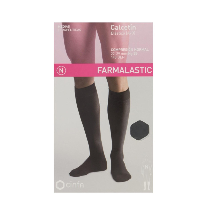 Calcetin - Farmalastic (talla Pequeña Color Negro) - Cinfa S a