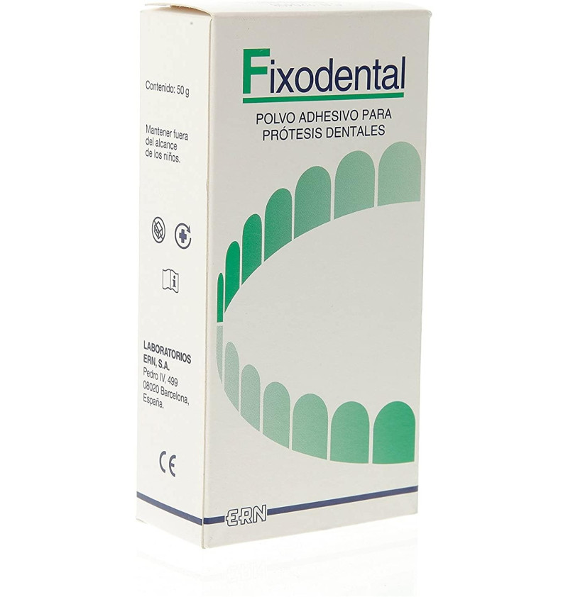 Fixodental Polvo - Adhesivo Protesis Dental (50 g) - Laboratorios Ern