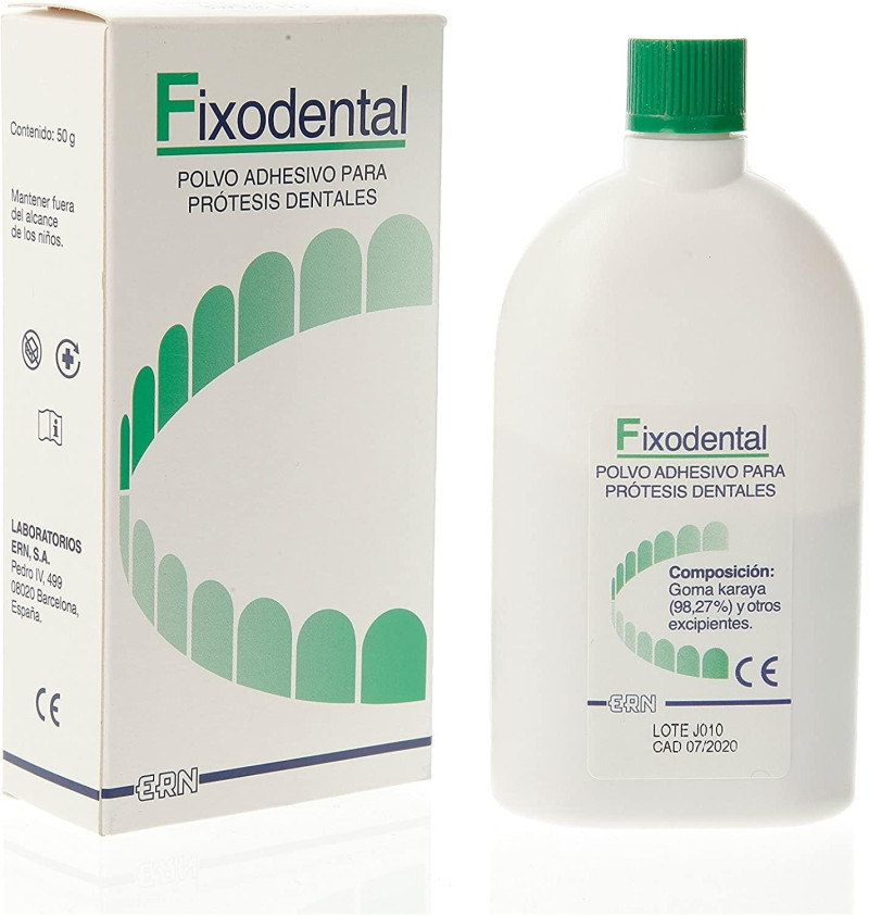 Fixodental Polvo - Adhesivo Protesis Dental (50 g) - Laboratorios Ern
