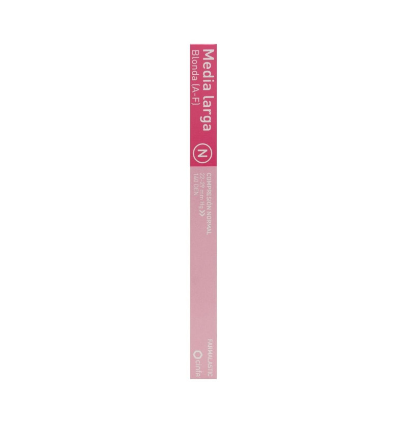 Media Larga (a - F) Compresion Normal - Farmalastic Blonda (talla Grande Color Capuchino) - Cinfa S a