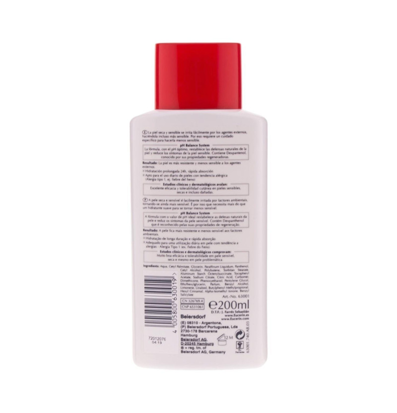 Eucerin Ph-5 Locion Hidratante (1 Envase 200 Ml)