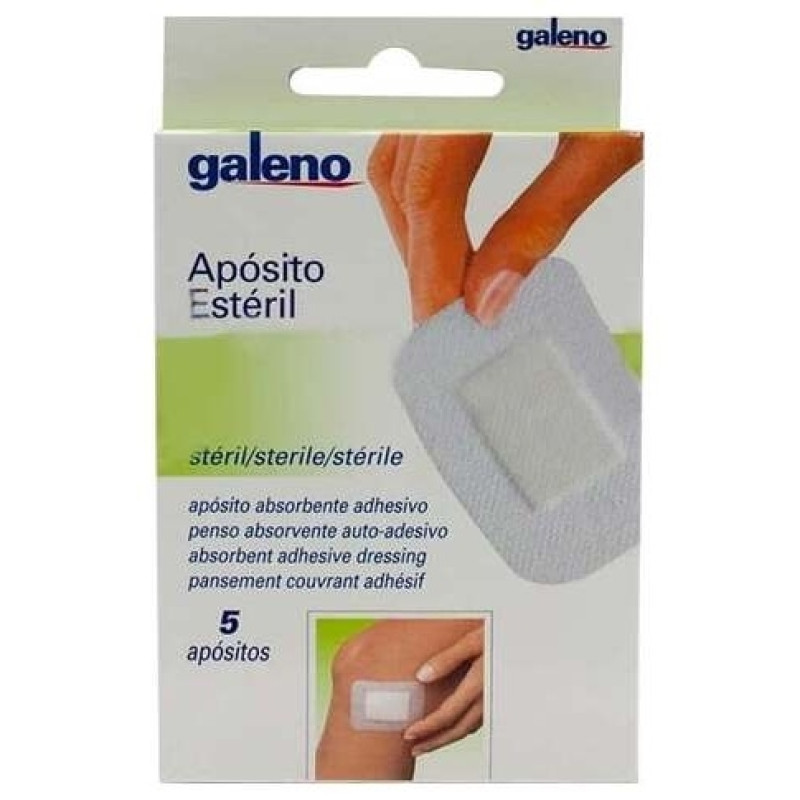 Aposito Esteril Adhesivo 10x10 cm 5u - Galeno