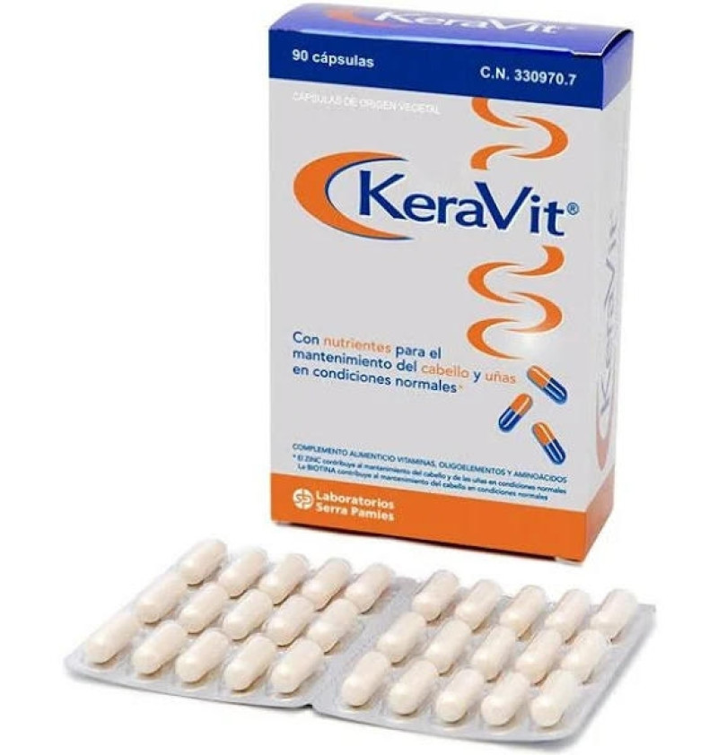 Keravit (90 Cápsulas) - Serra Pamies