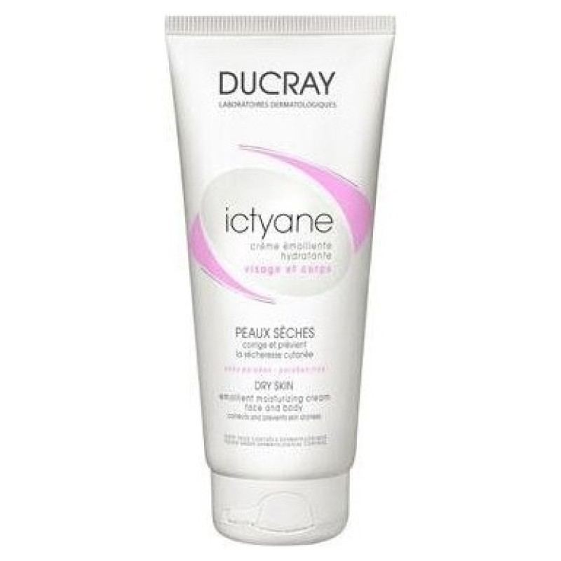 Ictyane Crema Emoliente Nutritiva, 200 ml - Ducray