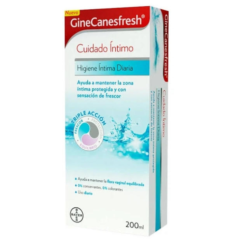 Ginecanesfresh Higiene Intima Diaria (1 Envase 200 ml) - Bayer