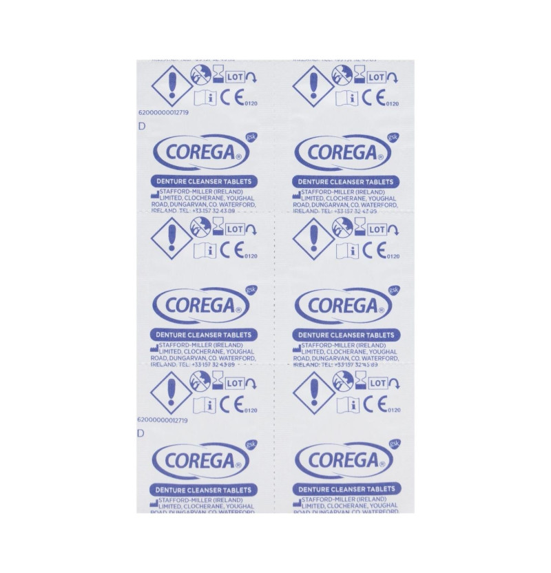 Corega Oxigeno Bio - Activo - Limpieza Protesis Dental (66 Tabletas) - Glaxosmithkline
