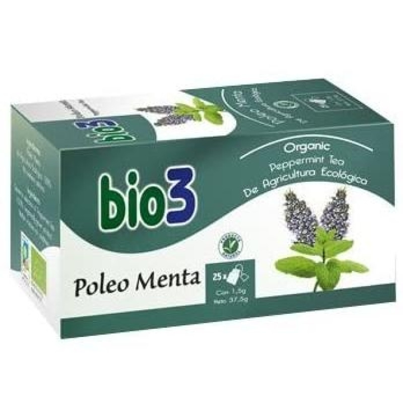 Poleo Menta, 25 Filtros, 1,5 g - Bio3