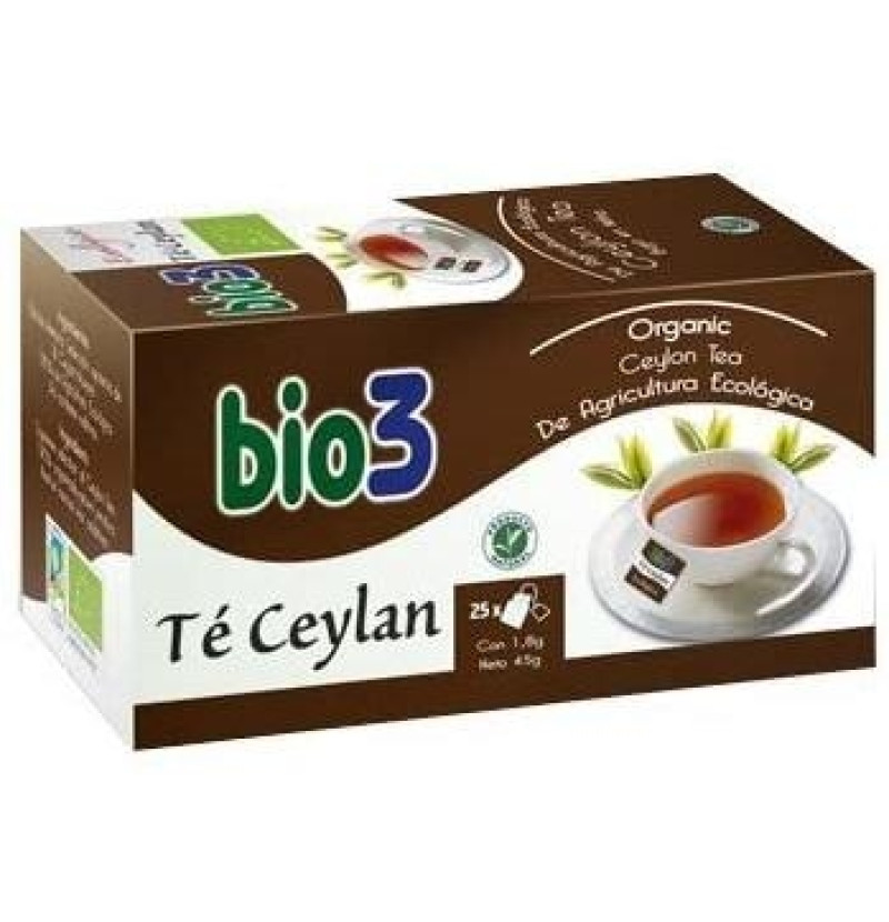 Te Ceylan, 25 Filtros, 1,5 g - Bio3
