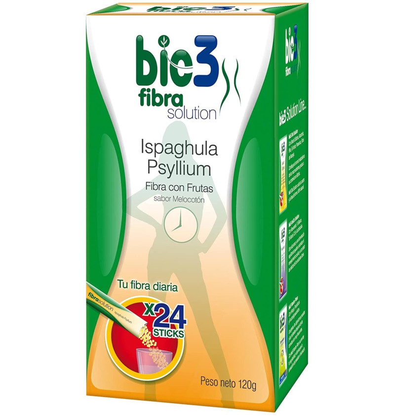 Fibra con Frutas, 24 Sticks - Bio3