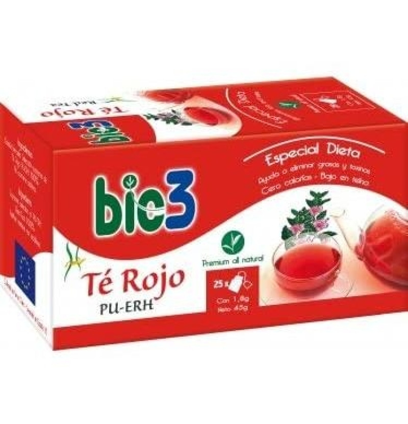Te Rojo, 25 Filtros,1,5 g - Bio3
