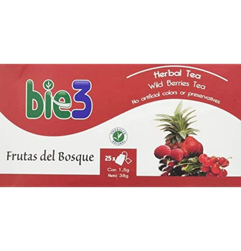 Te de Frutas, 25 Filtros, 1,5 g - Bio3