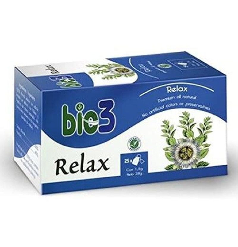 Bie3 Relax, 25 Filtros 1,5 g - Bio3