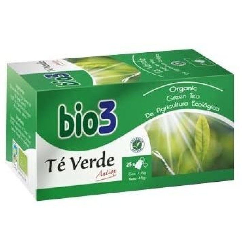 Te Verde Ecológico, 25 Filtros 1,8 g - Bio3