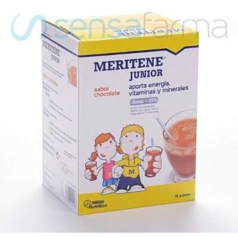 Nestlé Meritene Junior Batido Sabor Chocolate 15 Sobres - Meritene