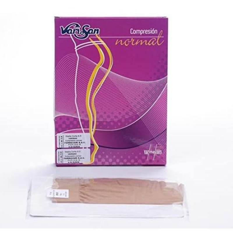 Media Corta (a - D) Comp Normal - Varisan (beige T - 3) - Farmavari S a