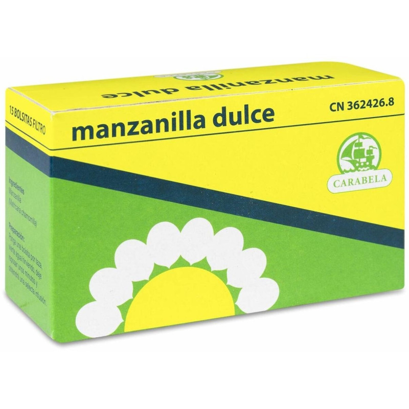 Carabela Dulce Infusion 10 Un - Manzanilla