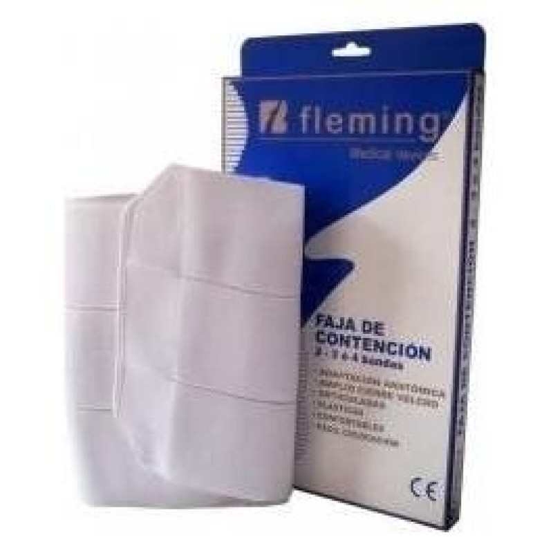 Fleming Faja Elástica Contención 3 Bandas T - 2 1ud - Sin Marca