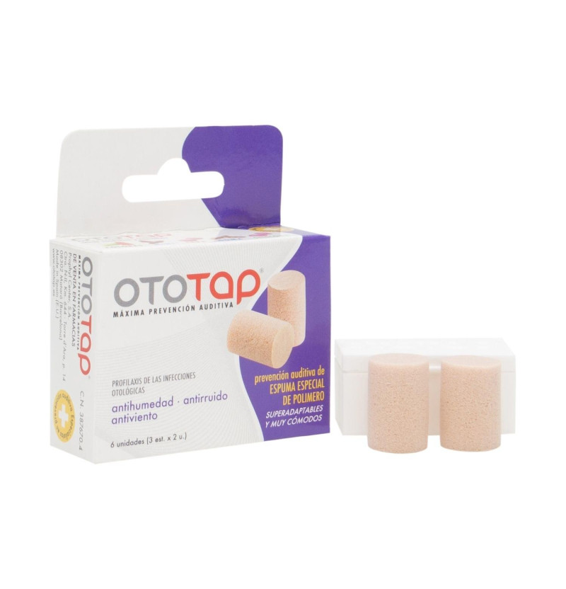 Tapones Oidos Gomaespuma - Ototap (6 Unidades) - Procesa